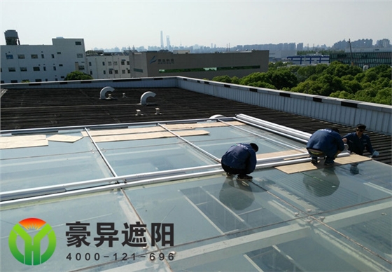 玻璃采光頂電動遮陽簾,豪異遮陽,4000-121-696